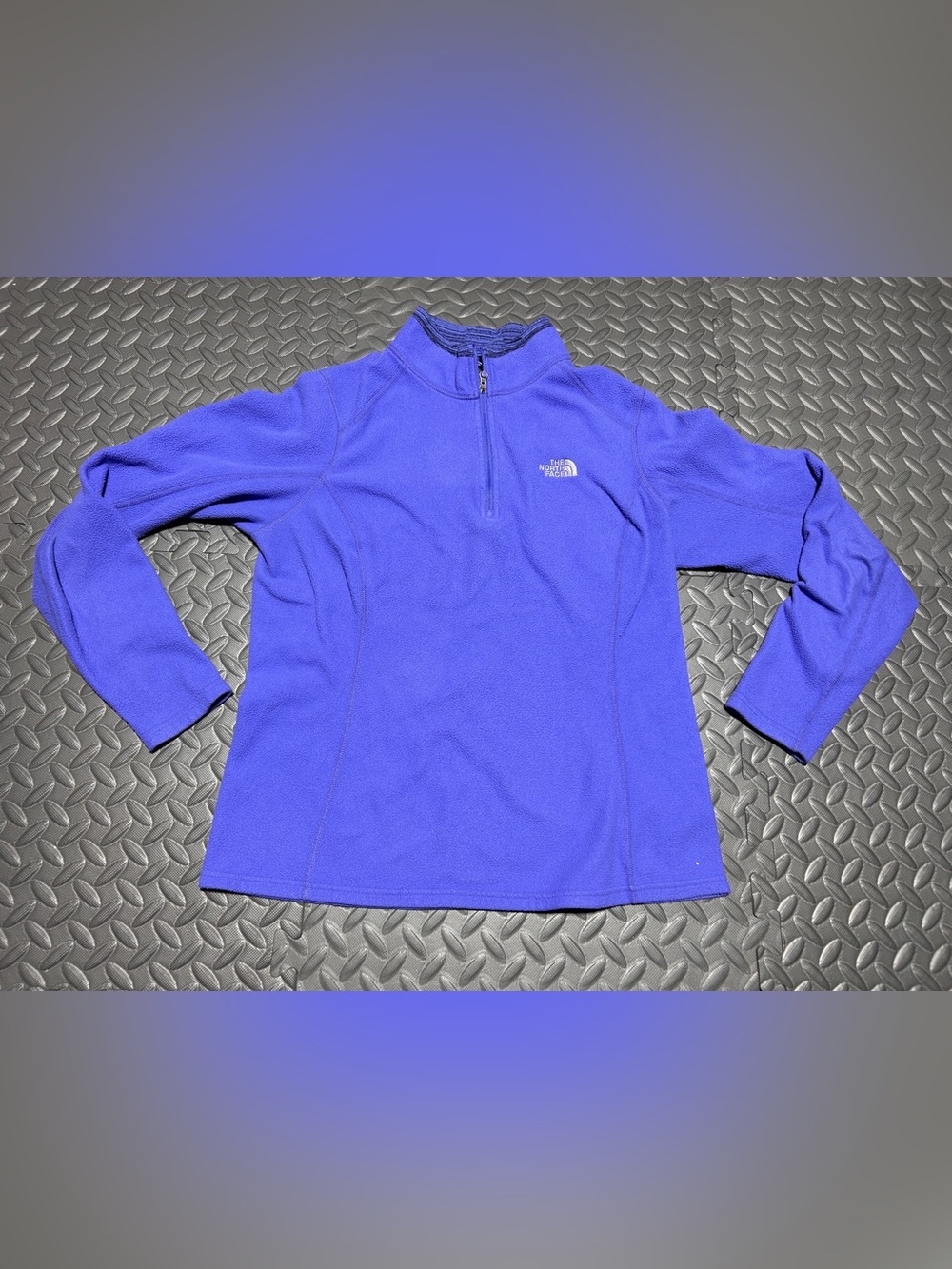 The North Face Women's Purple Quarter-Zip Fleece Pullover